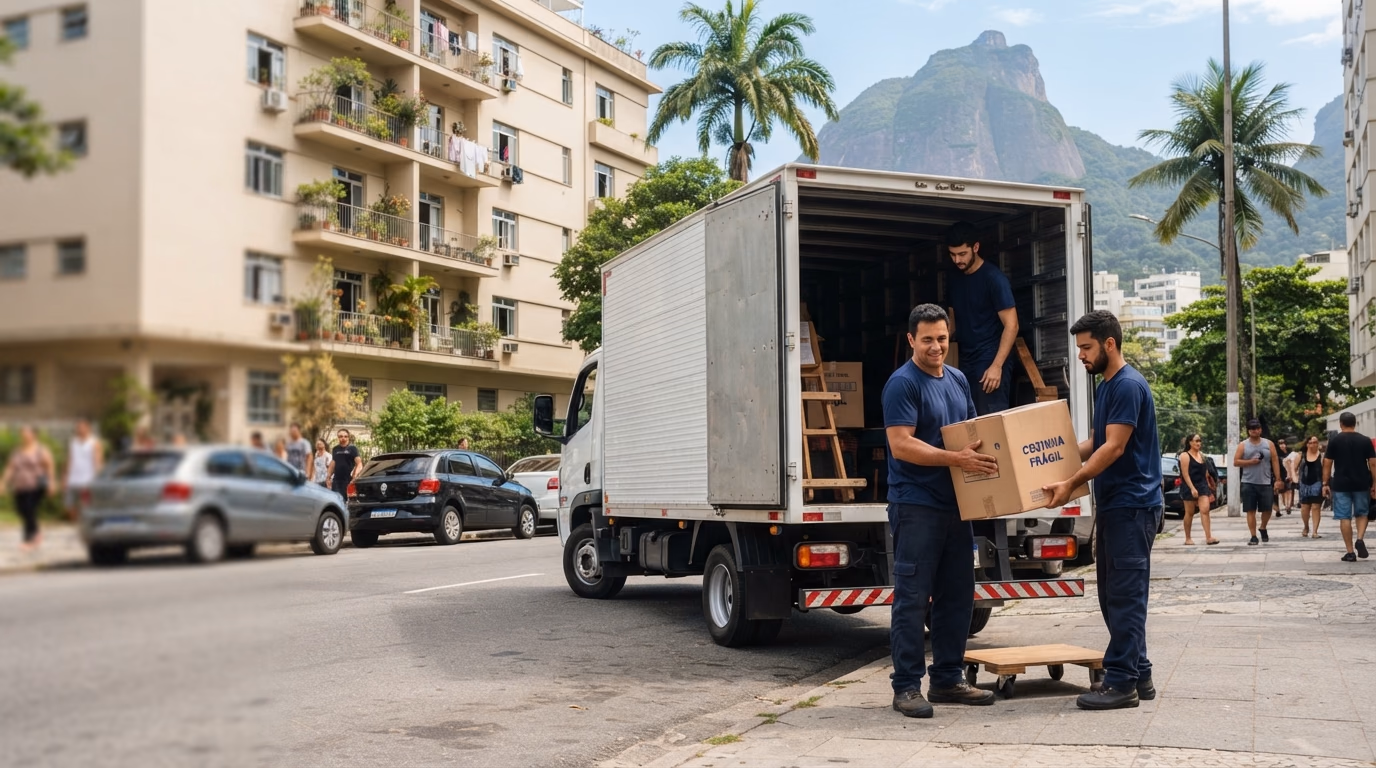 Equipe para frete na Centro RJ